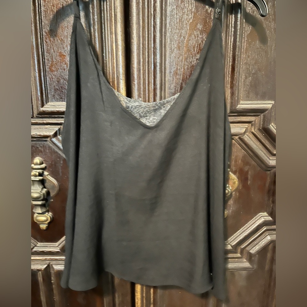Free People Flowy Tank with Lace